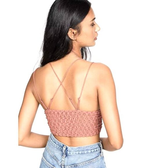 FREE with Purchase / Free People Adella Bralette in Copper - Picture 3 of 3